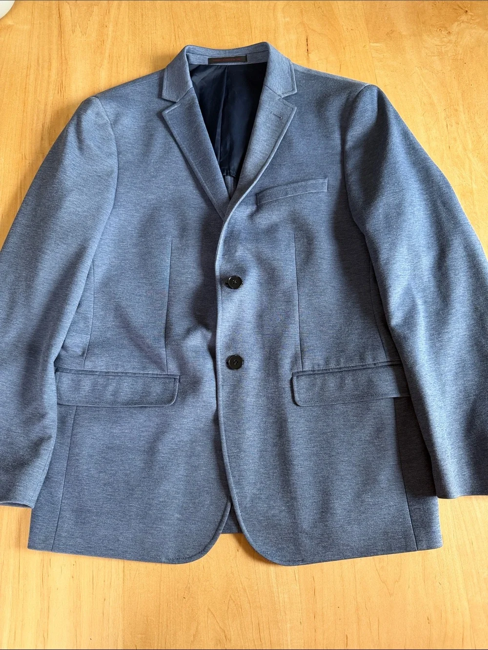 Men's Blue Two-Button Blazer - Classic Tailored Jacket